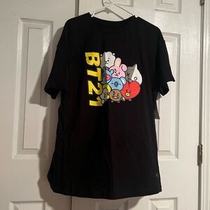 BT21 Black Short Sleeve Tee